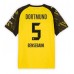 Maillot de foot Borussia Dortmund Ramy Bensebaini #5 Domicile vêtements 2025-26 Manches Courtes